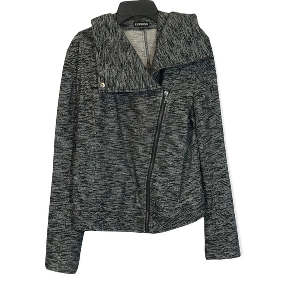 Express Jackets & Blazers - Express Asymmetrical Collared Cloth Jacket